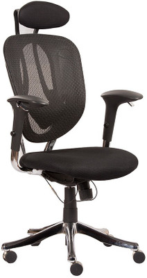 

Parin Fabric Office Arm Chair(Black)