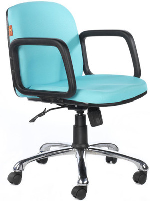 

Bluebell Zypher MidBack Fabric Office Arm Chair(Blue)