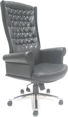 

Chromecraft Leatherette Office Arm Chair(Black)