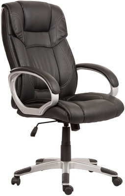 

Parin Leatherette Office Arm Chair(Black)