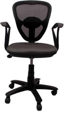 

VJ Interior Fabric Office Arm Chair(Black)