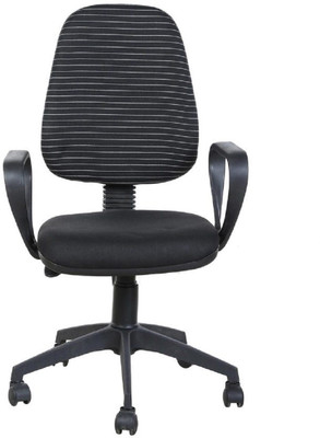 

Parin Fabric Office Arm Chair(Black)