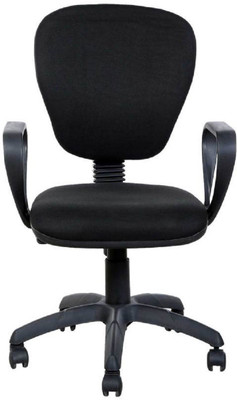 

Parin Fabric Office Arm Chair(Black)