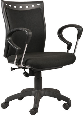

Parin Fabric Office Arm Chair(Black)