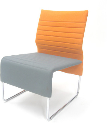 

Chromecraft Fabric Office Arm Chair(Orange)