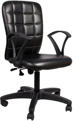 Study Room Furnitures Online Price List Offers India 50 Hetal Enterprises Leatherette Office Arm Chair Black