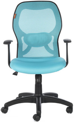 

Bluebell Kruz I Mid Back Fabric Office Arm Chair(Blue)