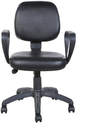 

Parin Fabric Office Arm Chair(Black)