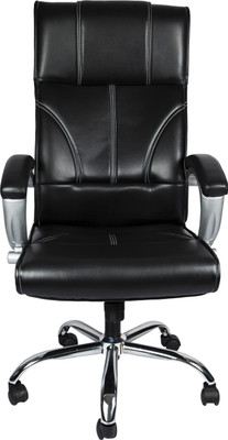 

Hetal Enterprises Fabric Office Arm Chair(Black)