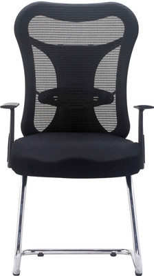 

Bluebell Kruz Visitor Fabric Office Arm Chair(Black)
