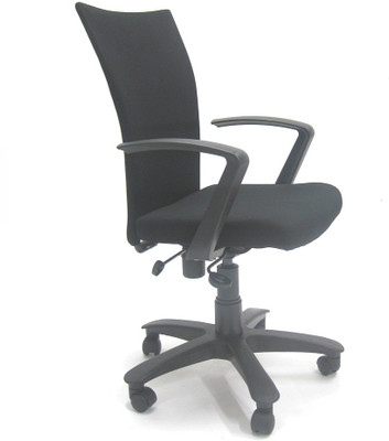 

Chromecraft Fabric Office Arm Chair(Black)