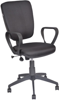 

Parin Fabric Office Arm Chair(Black)