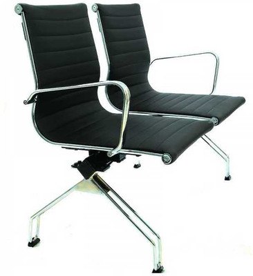 

Bluebell Leatherette Office Visitor Chair(Silver)