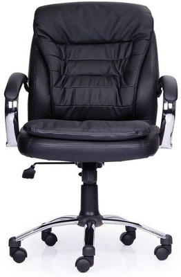 

Durian POISE -MB Leatherette Office Arm Chair(Black)