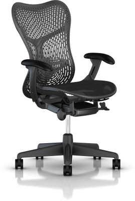 

HermanMiller Mirra 2 - Graphite Triflex back : Graphite Seat : Triflex Polymer Synthetic Fiber Office Arm Chair(Black)