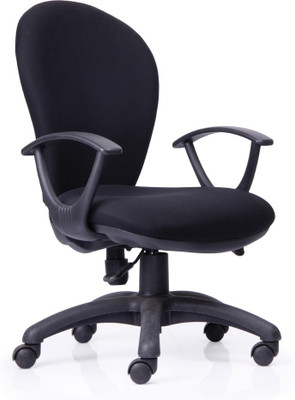 

Durian Excel Fabric Office Arm Chair(Black)