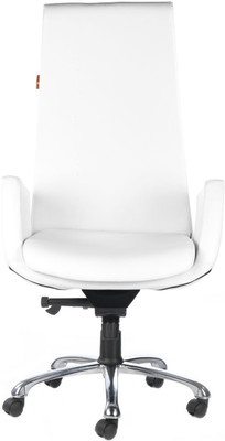 

Bluebell Lotus High Back Leatherette Office Arm Chair(White)