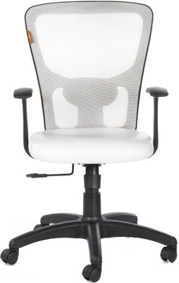 

Bluebell Versa MidBack Fabric Office Arm Chair(White)