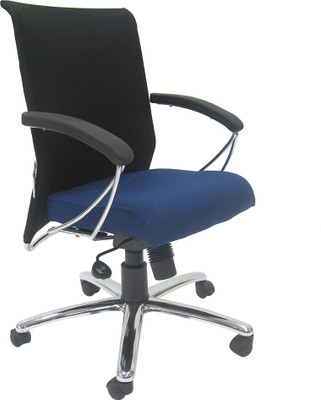 

Chromecraft Fabric Office Arm Chair(Blue)
