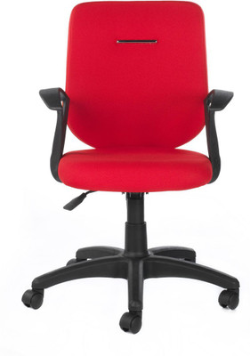 

Bluebell Ebuzz MidBack Fabric Office Arm Chair(Red)