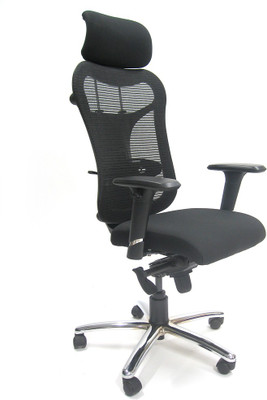 

Chromecraft Fabric Office Arm Chair(Black)