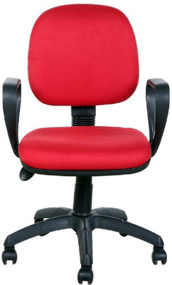 

Parin Fabric Office Arm Chair(Red)