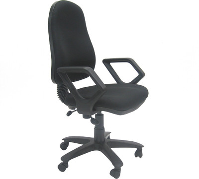 

Chromecraft Fabric Office Arm Chair(Black)