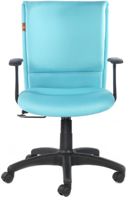 

Bluebell Harmony Mid Back Fabric Office Arm Chair(Blue)