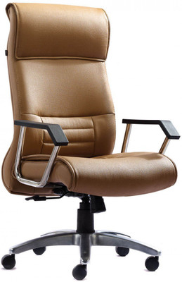 

HOF Zeba 541 Premium Leatherette Office Arm Chair(Brown)