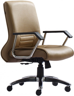 

HOF ZEBA 542 Premium Synthetic Fiber Office Arm Chair(Beige)