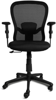 

irich Cruz Fabric Office Arm Chair(Black)