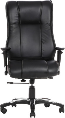 

VJ Interior Leatherette Office Arm Chair(Black)
