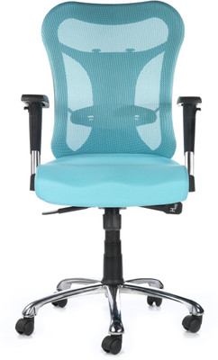 

Bluebell Kruz Mid Back Fabric Office Arm Chair(Blue)