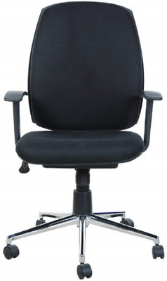 

Parin Leatherette Office Arm Chair(Black)