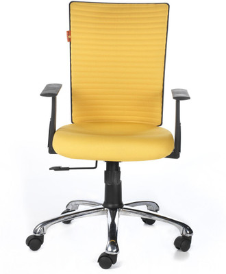 

Bluebell Verve Midback Fabric Office Arm Chair(Yellow)