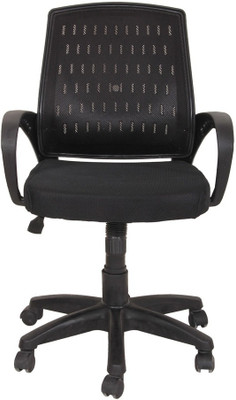 

Ks chairs Fabric Study Arm Chair(Black)