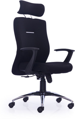 

Durian Maestro-Hb-Black Fabric Office Arm Chair(Black)