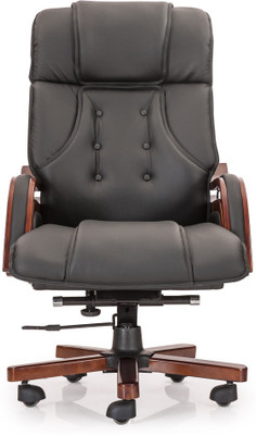 

Durian Leather Office Arm Chair(Black)