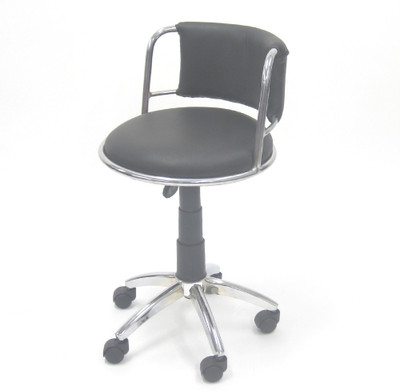 

Chromecraft Leatherette Office Arm Chair(Black)