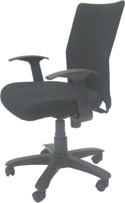 

Chromecraft Fabric Office Arm Chair(Black)