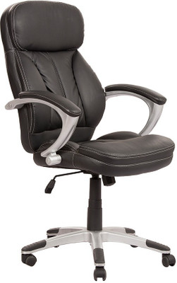 Parin Leatherette Office Arm Chair(Black)