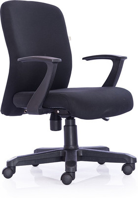 

Durian Oxford-Mb-Black Fabric Office Arm Chair(Black)