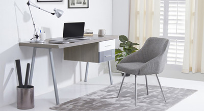 

Urban Ladder Twain Engineered Wood Study Table(Free Standing, Finish Color - Cherry Melamine)