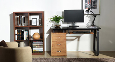 Buy Urban Ladder Eddings Engineered Wood Computer Desk Straight