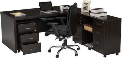 

Durian DWS/34756/A Engineered Wood Office Table(Free Standing, Finish Color - Wenge)