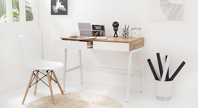 

Urban Ladder Terry Engineered Wood Study Table(Free Standing, Finish Color - Golden Oak)