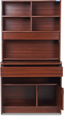 

Spacewood Achiever Engineered Wood Study Table(Free Standing, Finish Color - Walnut Rigato)