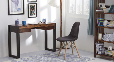 

Urban Ladder Austen Compact Solid Wood Study Table(Free Standing, Finish Color - Two-Tone)