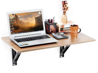 

Bluewud Hemming Walnut Engineered Wood Study Table(Wall Mounted, Finish Color - Walnut)