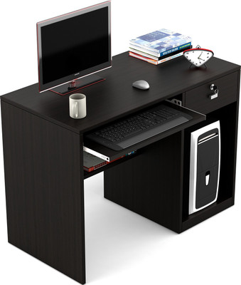 

Spacewood Engineered Wood Study Table(Free Standing, Finish Color - Natural Wenge)